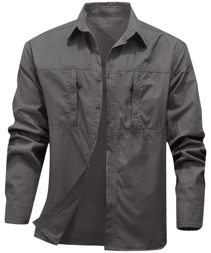 Outdoor Shirt Lightweight Breathable Cotton