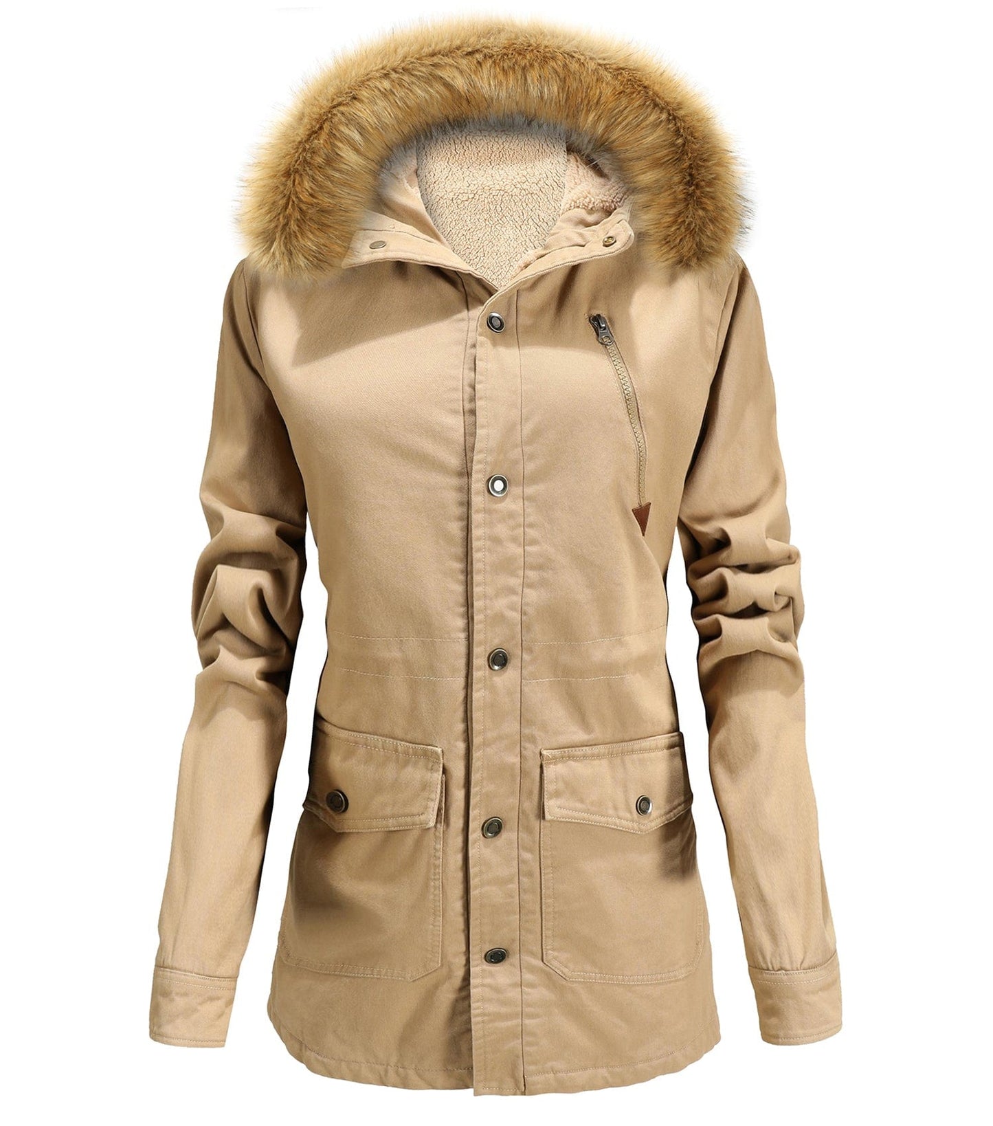 Parka Women's Hooded Insulated Polyester