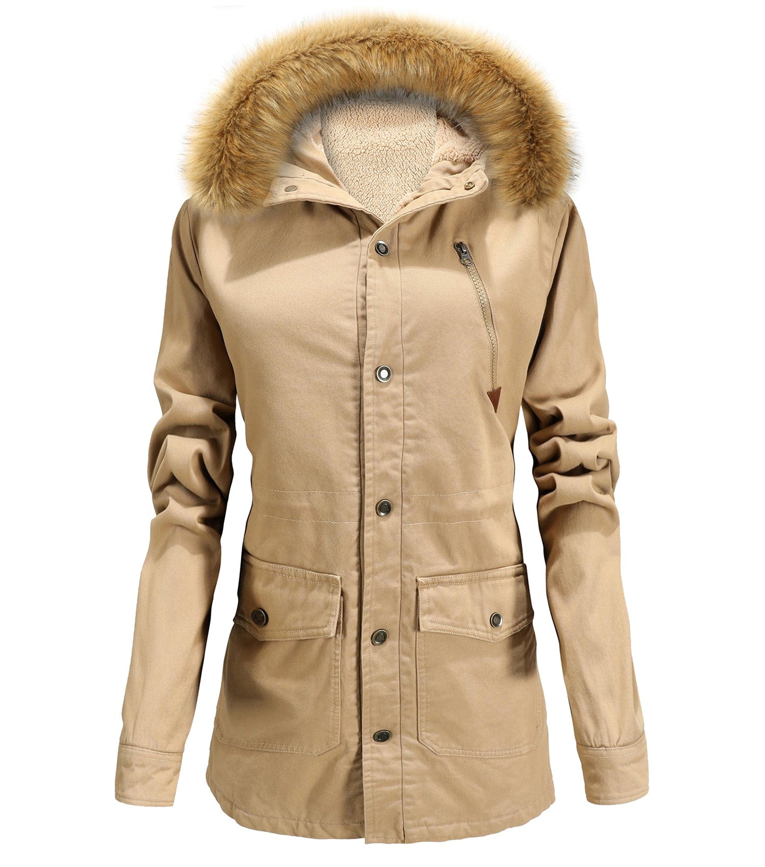 Parka Women's Hooded Insulated Polyester