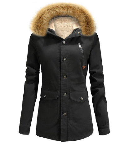 Parka Women's Hooded Insulated Polyester