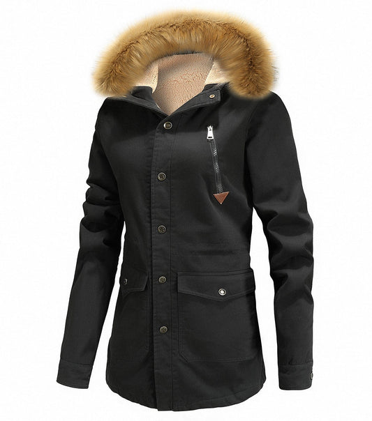 Parka Women's Hooded Insulated Polyester