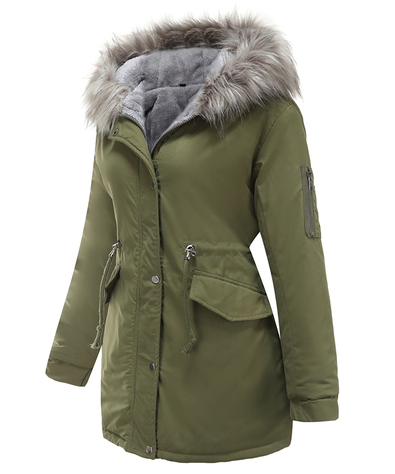 Parka Women's Sherpa Lined Water Resistant