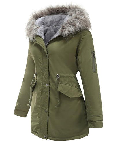 Parka Women's Sherpa Lined Water Resistant