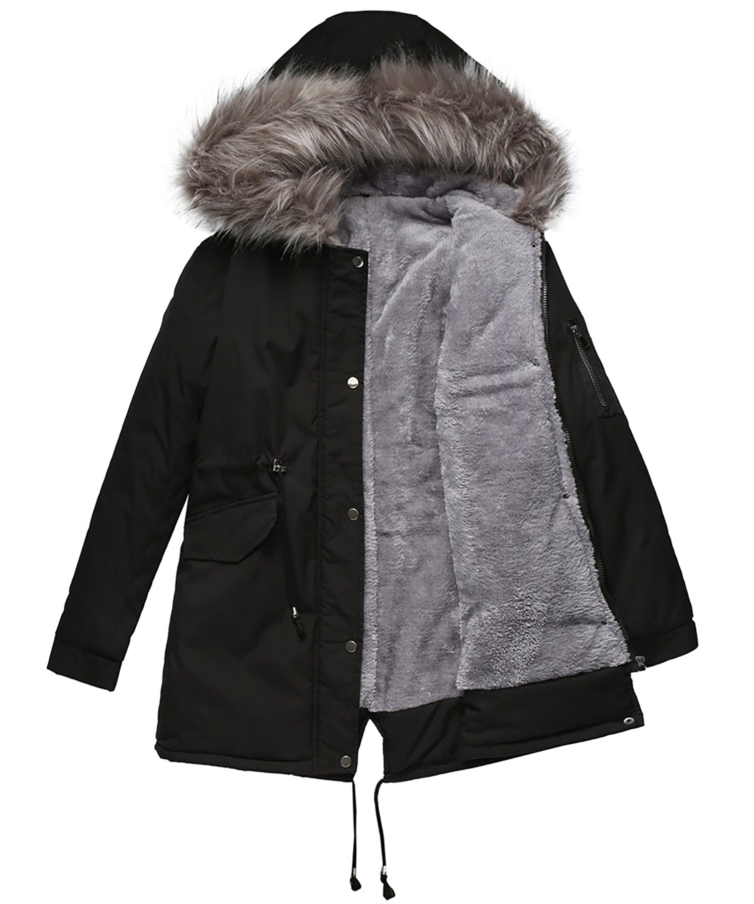 Parka Women's Sherpa Lined Water Resistant