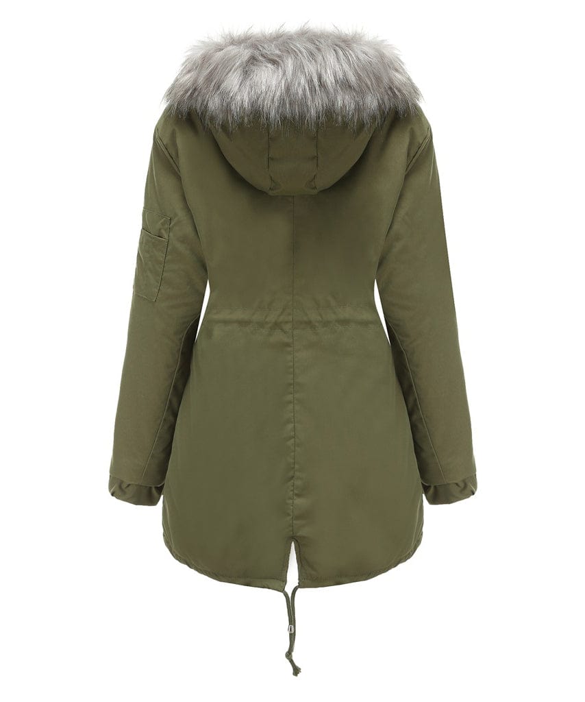 Parka Women's Sherpa Lined Water Resistant