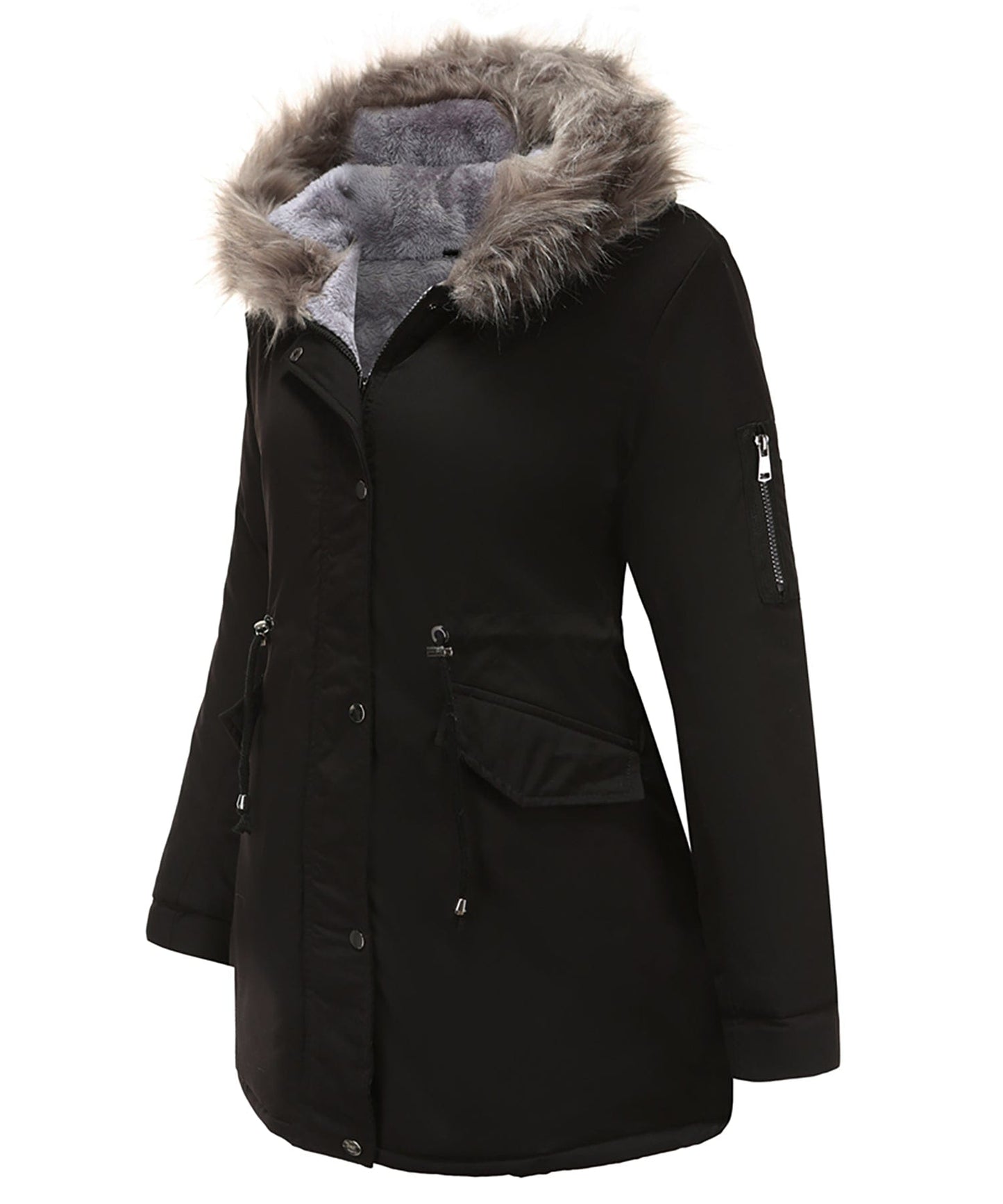 Parka Women's Sherpa Lined Water Resistant
