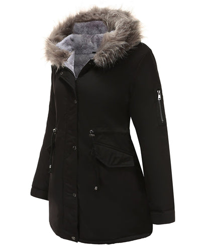 Parka Women's Sherpa Lined Water Resistant