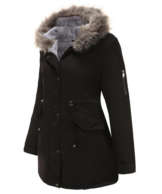 Parka Women's Sherpa Lined Water Resistant