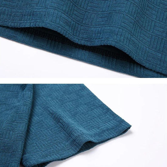 Polo Shirt Textured Grid