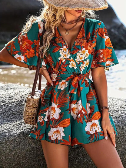 Romper Women's Tropical Floral