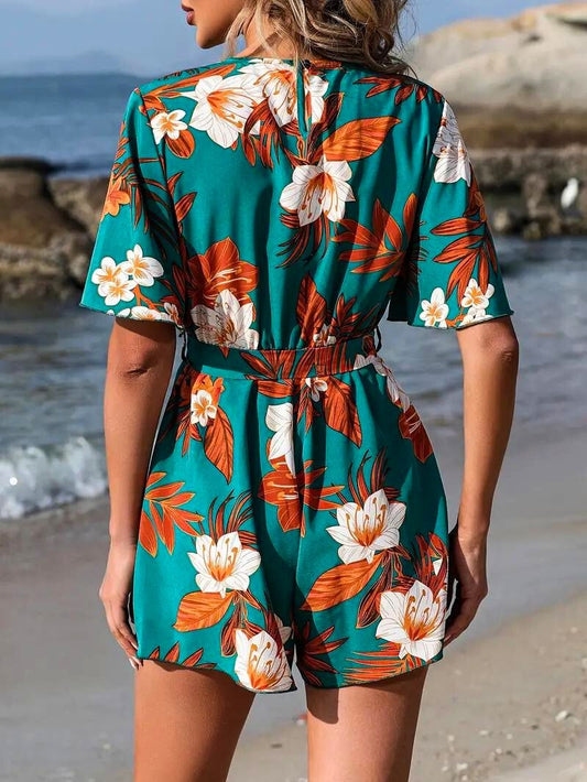 Romper Women's Tropical Floral