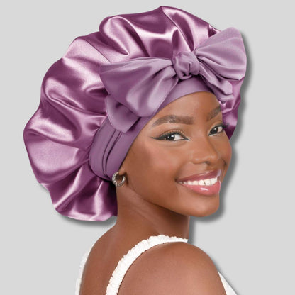 Satin Sleeping Bonnet For Women Adjustable Tie