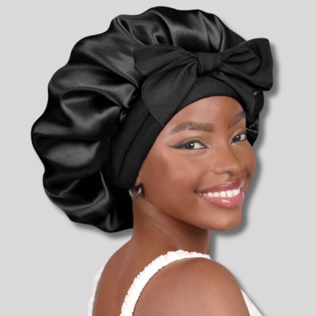 Satin Sleeping Bonnet For Women Adjustable Tie