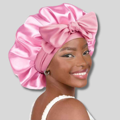 Satin Sleeping Bonnet For Women Adjustable Tie