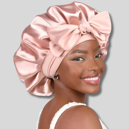 Satin Sleeping Bonnet For Women Adjustable Tie