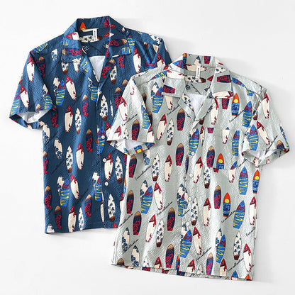 Shirt Summer Linen Blend Tailored Fit