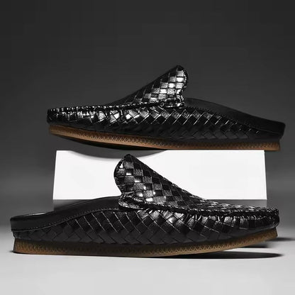Slip On Loafers Men's Woven Cushioned Sole