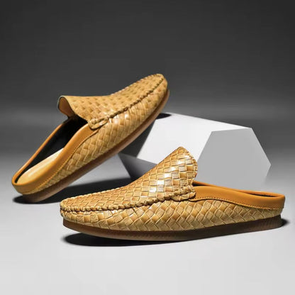 Slip On Loafers Men's Woven Cushioned Sole