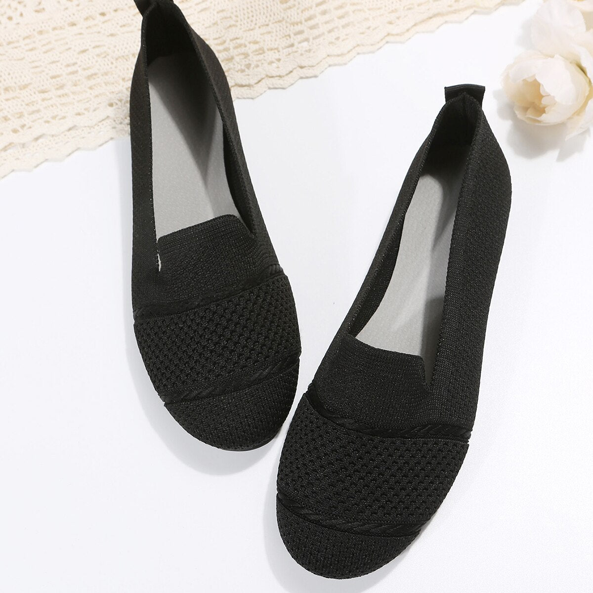 Slip On Loafers Women Fur Lined Breathable