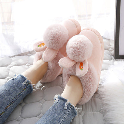 Slippers Rabbit Ear Thick Non Slip Sole