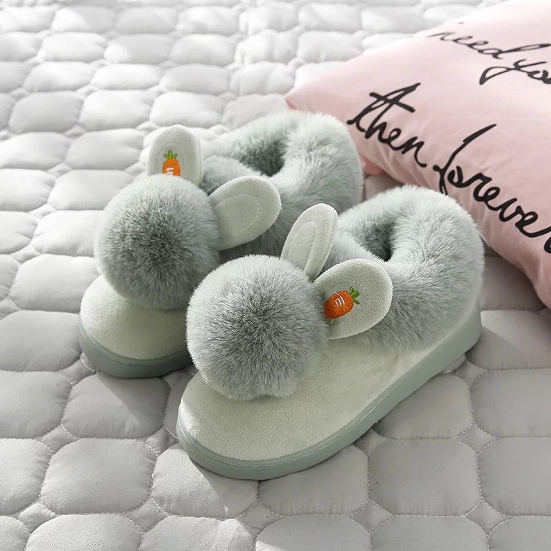 Slippers Rabbit Ear Thick Non Slip Sole