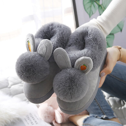 Slippers Rabbit Ear Thick Non Slip Sole