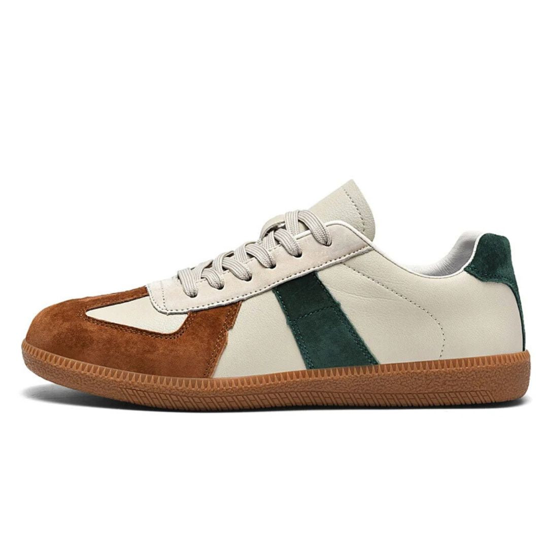Sneakers Leather Suede Cushioned Insole