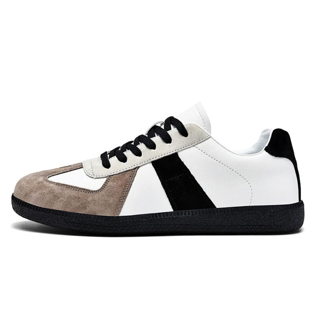 Sneakers Leather Suede Cushioned Insole