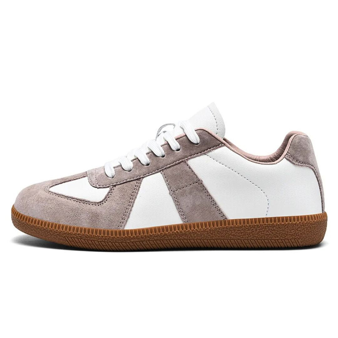 Sneakers Leather Suede Cushioned Insole