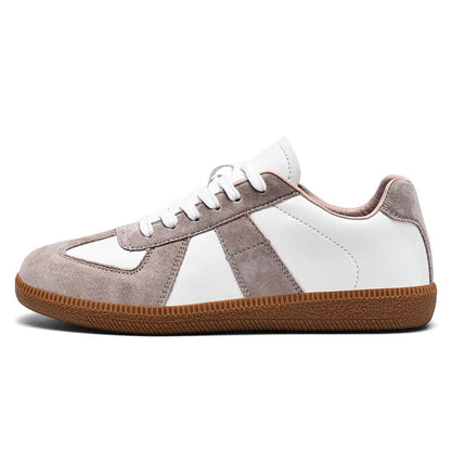 Sneakers Leather Suede Cushioned Insole