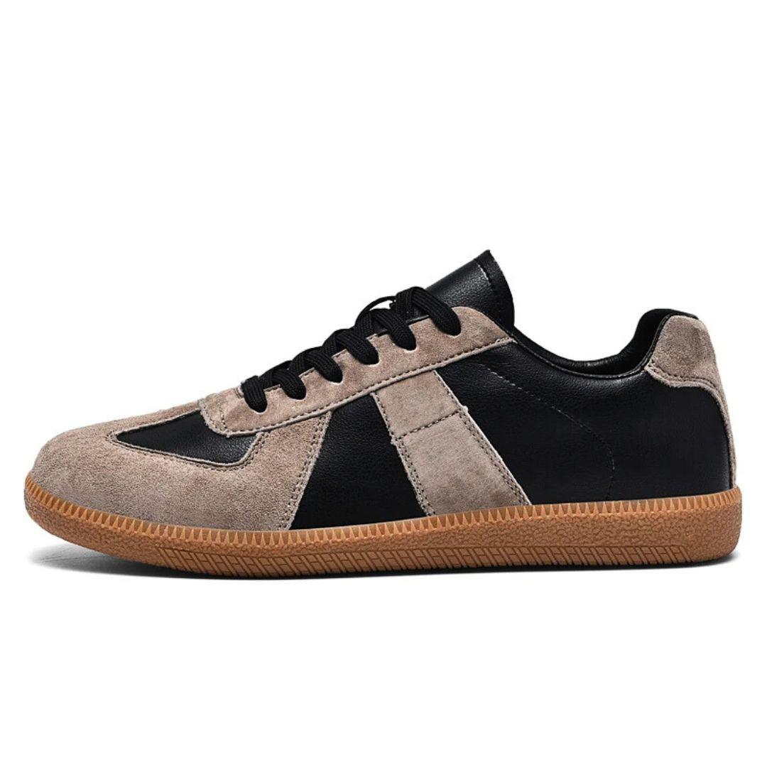 Sneakers Leather Suede Cushioned Insole