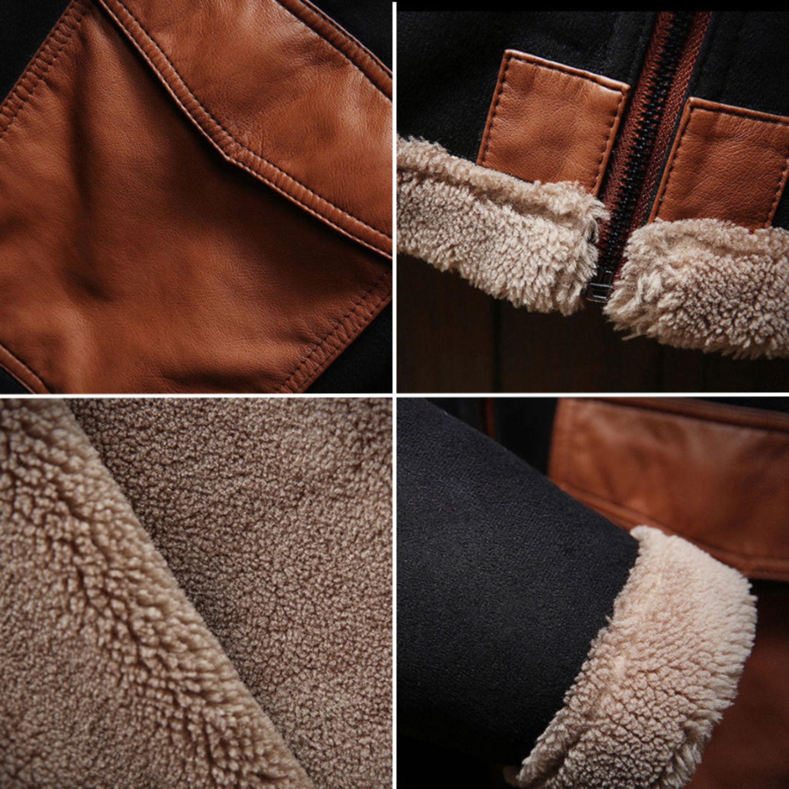 Suede Jacket Vintage Hand Burnished Fleece Lined