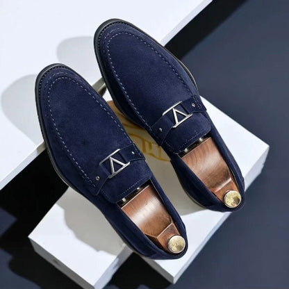 Suede Loafers Slip On Cushioned Insole