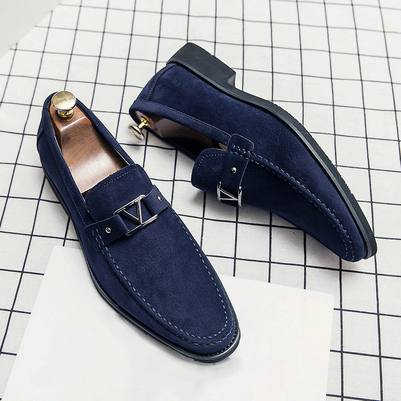 Suede Loafers Slip On Cushioned Insole