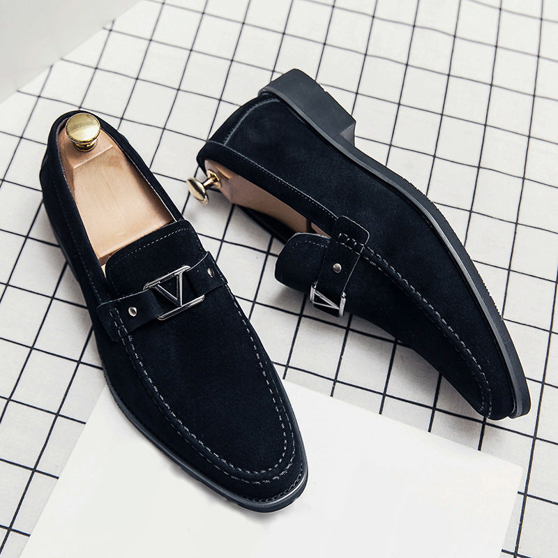 Suede Loafers Slip On Cushioned Insole