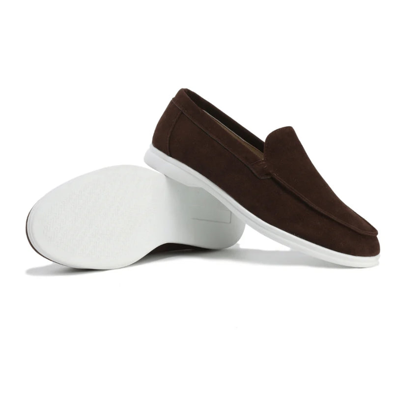 Suede Penny Loafers Men's Lightweight Cushioned