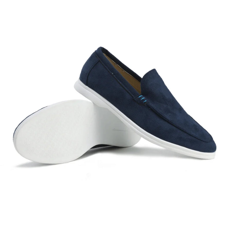 Suede Penny Loafers Men's Lightweight Cushioned
