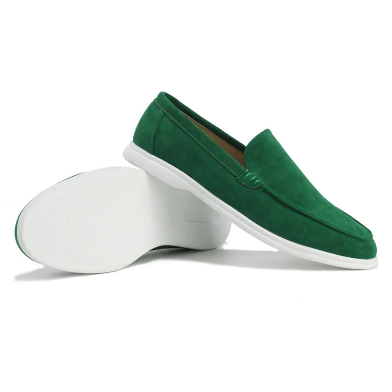 Suede Penny Loafers Men's Lightweight Cushioned