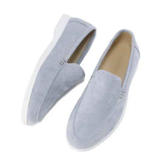 Suede Penny Loafers Men's Lightweight Cushioned