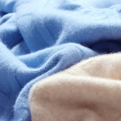 Sweater Cashmere Blend Ultra Soft Tailored Fit