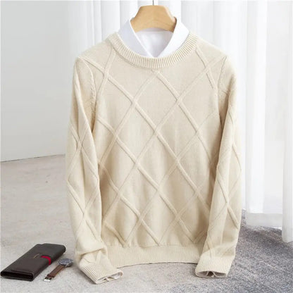 Sweater Cashmere Blend Ultra Soft Tailored Fit