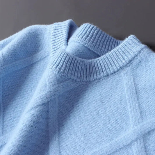 Sweater Cashmere Blend Ultra Soft Tailored Fit