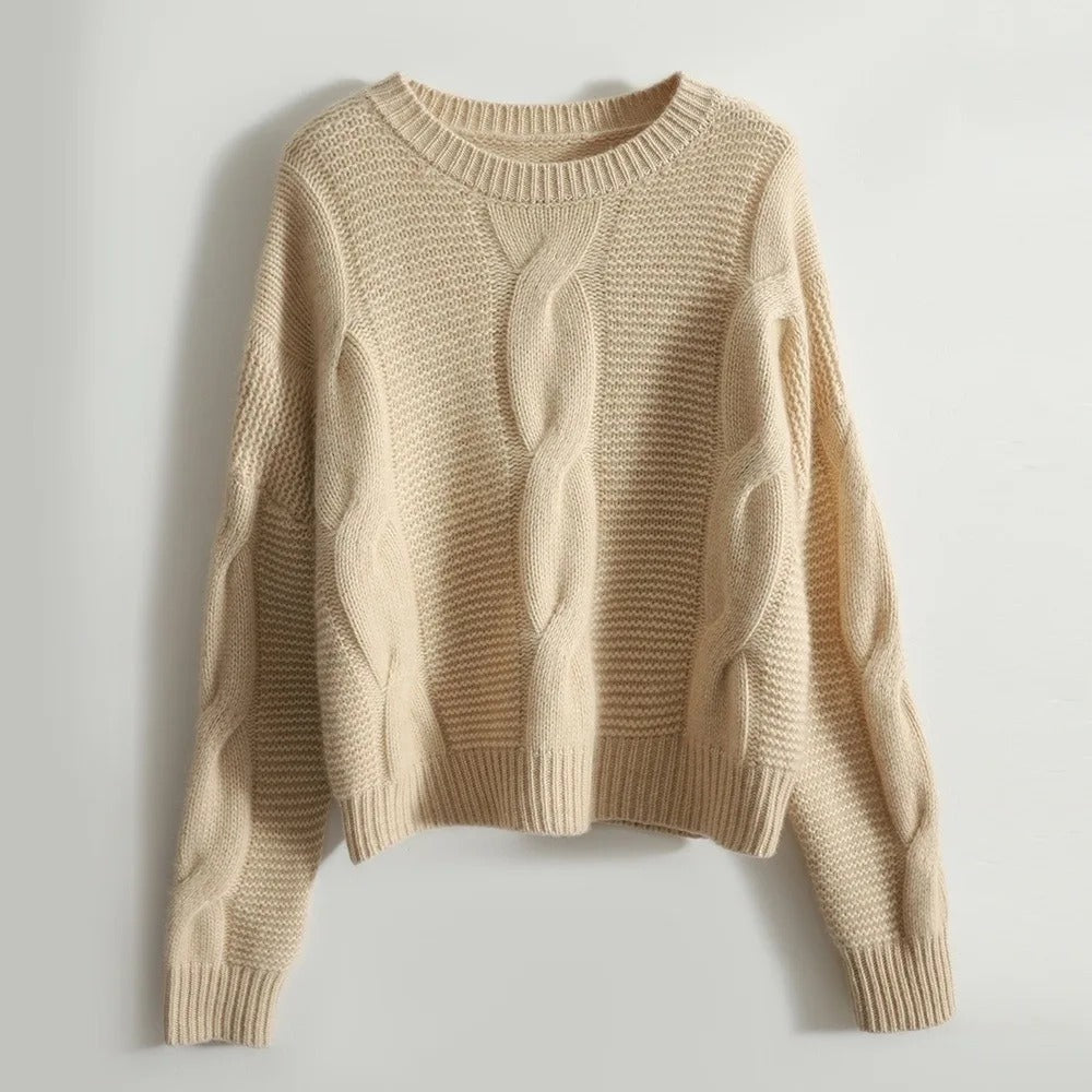 Sweater Hand Knit Ultra Soft Cotton Patterned