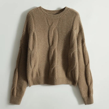 Sweater Hand Knit Ultra Soft Cotton Patterned