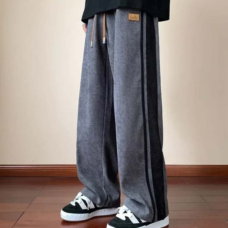 Sweatpants Ultra Soft Cotton Corduroy Oversized Drawstring