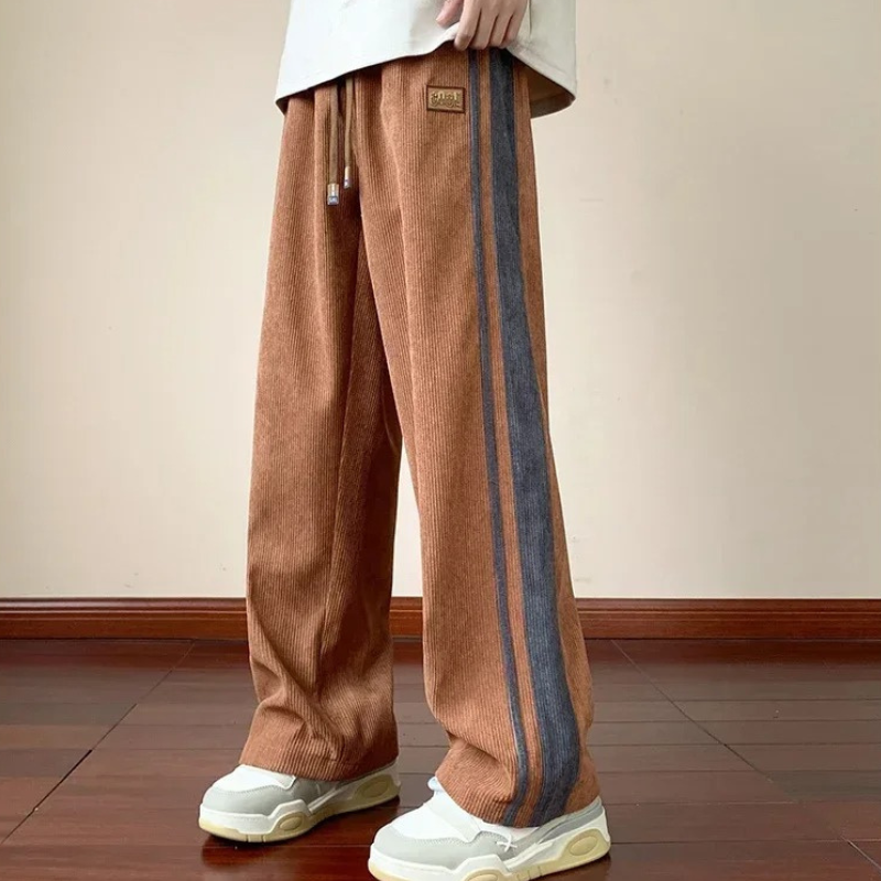 Sweatpants Ultra Soft Cotton Corduroy Oversized Drawstring