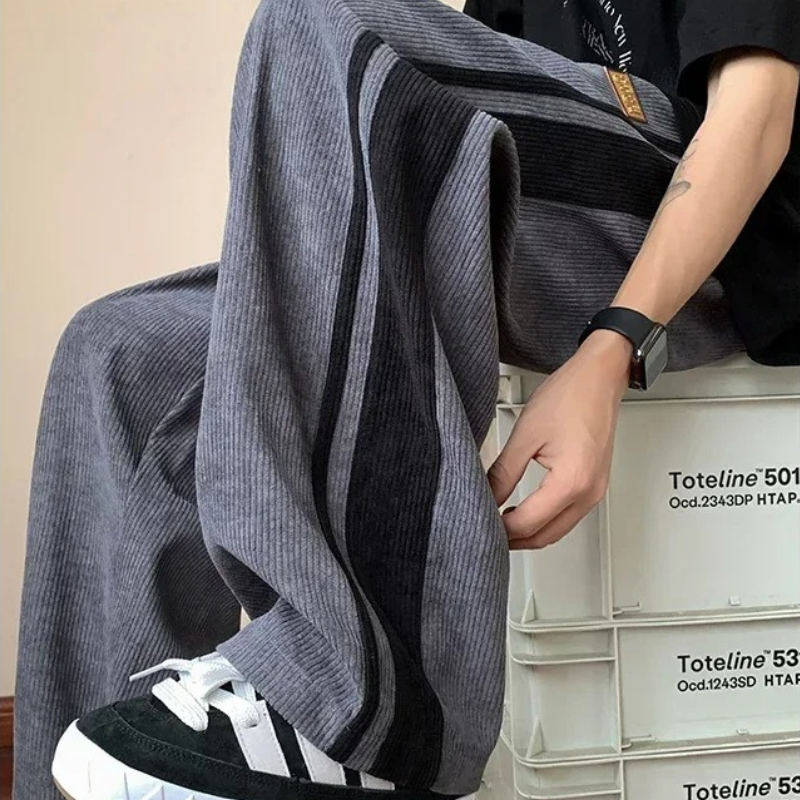 Sweatpants Ultra Soft Cotton Corduroy Oversized Drawstring