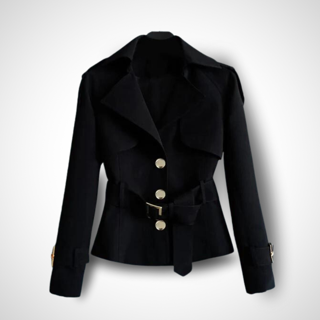 Trench Coat Women's Handcrafted Vintage Belted