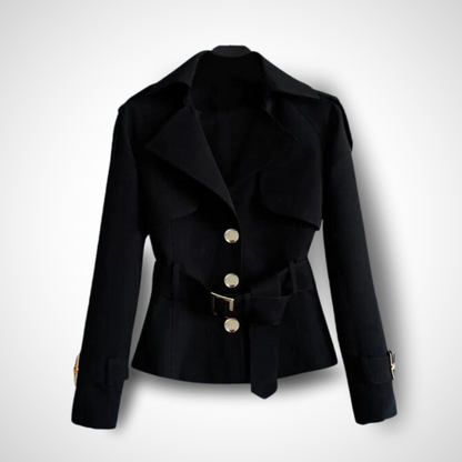 Trench Coat Women's Handcrafted Vintage Belted
